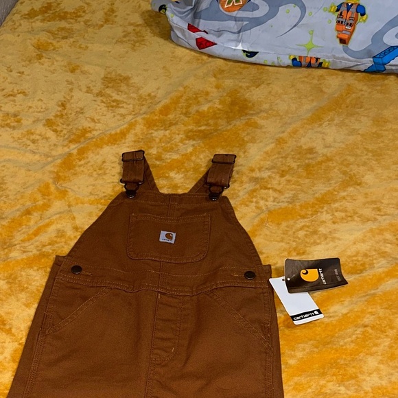 Carhartt Brown Workwear Overalls Durable Canvas - Picture 7 of 9